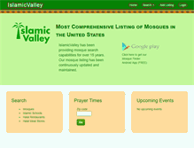 Tablet Screenshot of islamicvalley.com